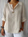 Evania - Casual Loose Linen Button Top