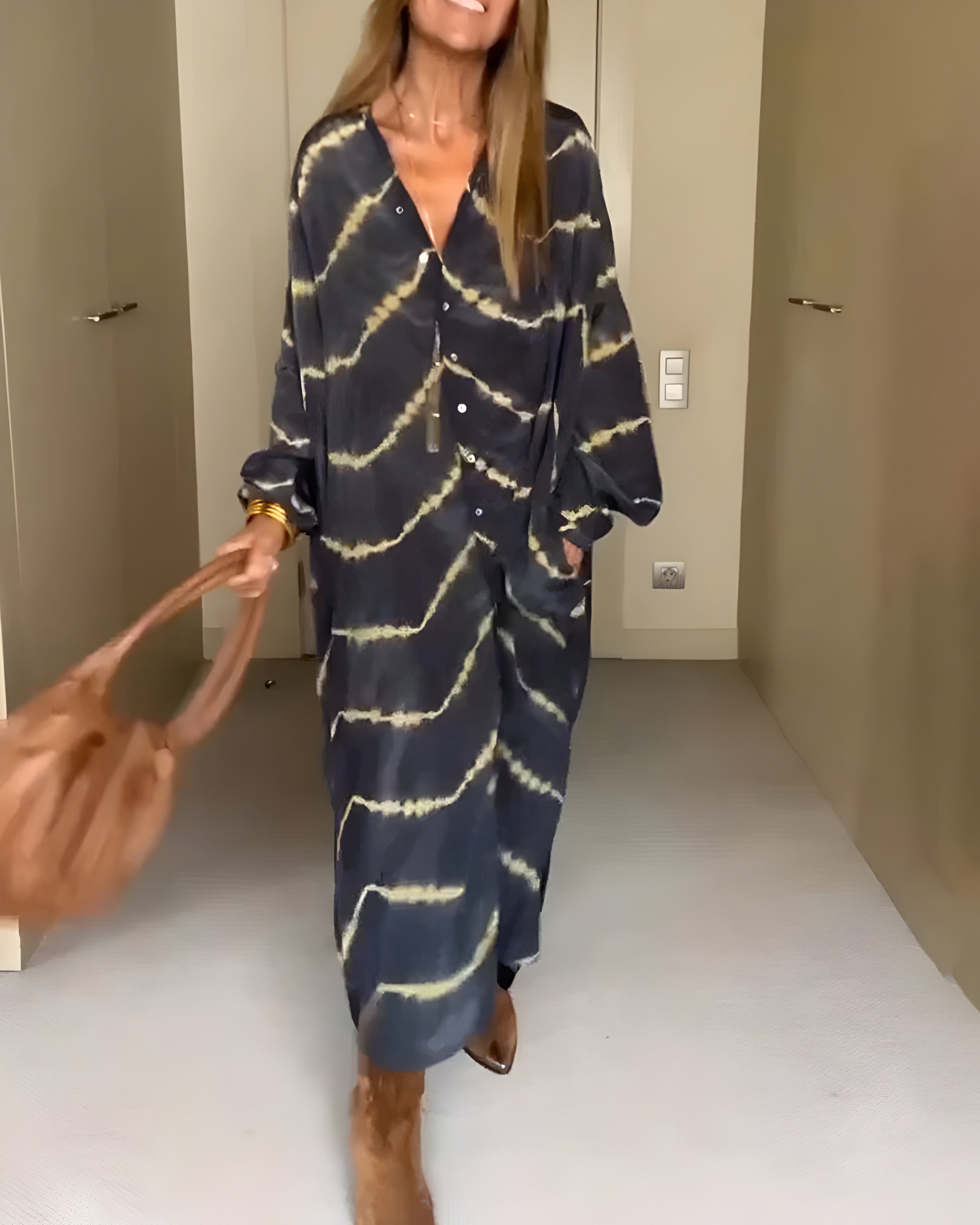 Julia | Striped Maxi Dress