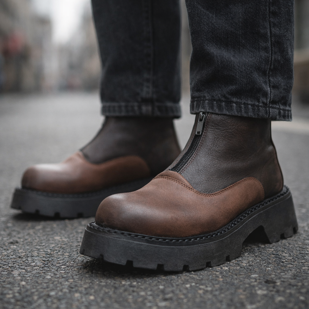 Alessandro Vieri Leather Boots