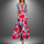 Savanna | Elegante maxivestido floral con cuello en V