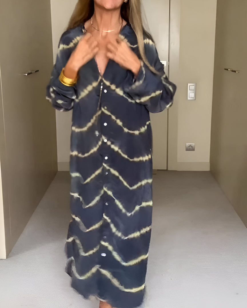 Julia | Striped Maxi Dress