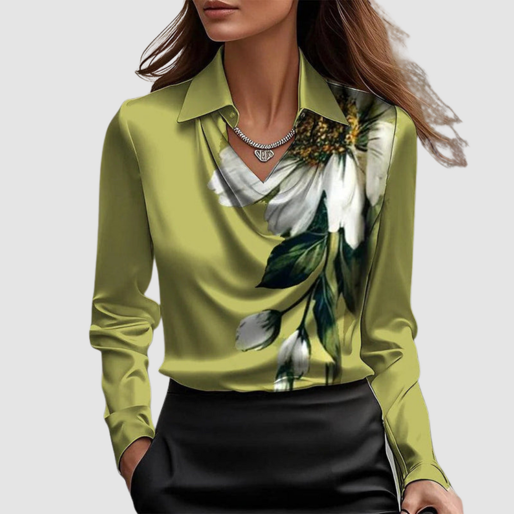 Celestine™ Elegant Satin Blouse