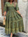 Sylpha - Elegant Ethnic Print Bohemian Dress
