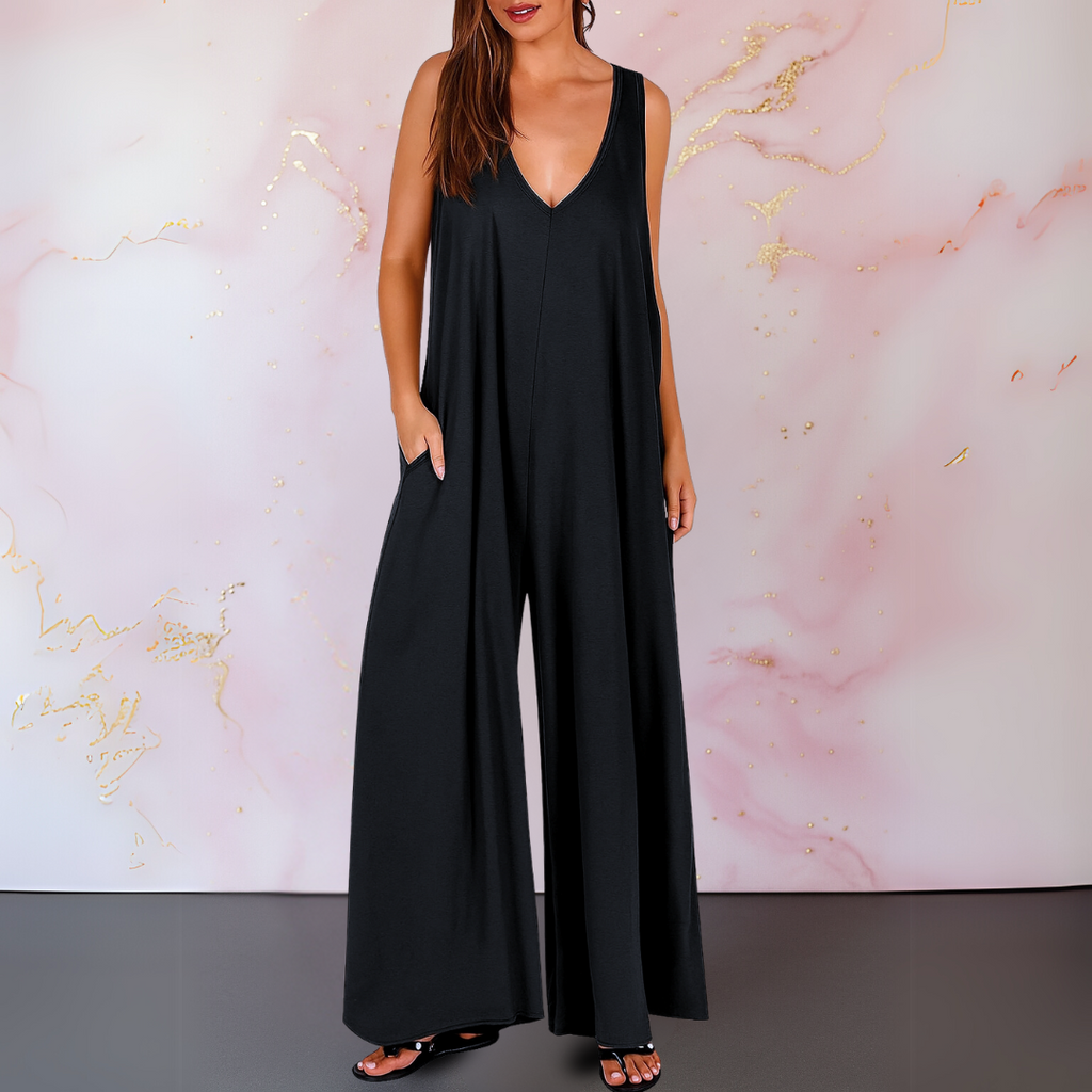 Nella™ Comfy V-Neck Jumpsuit