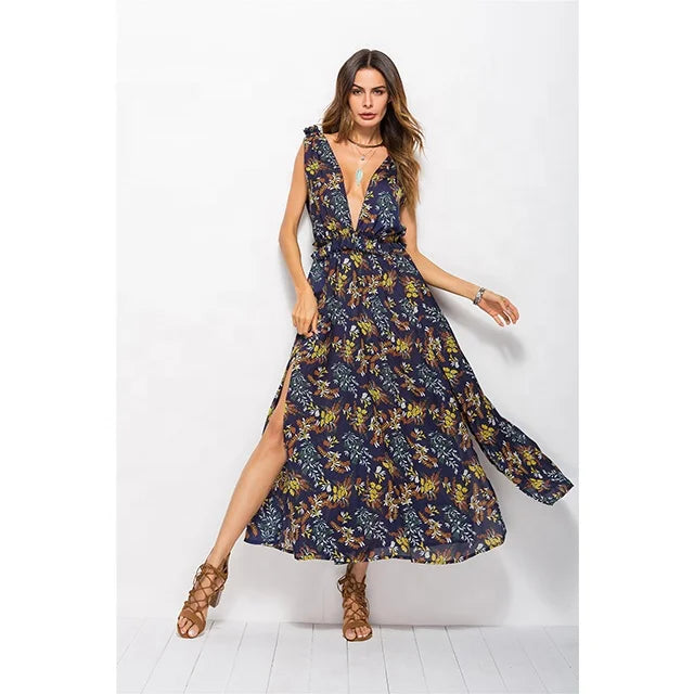 Lourie | Elegant Maxi Beach Dress