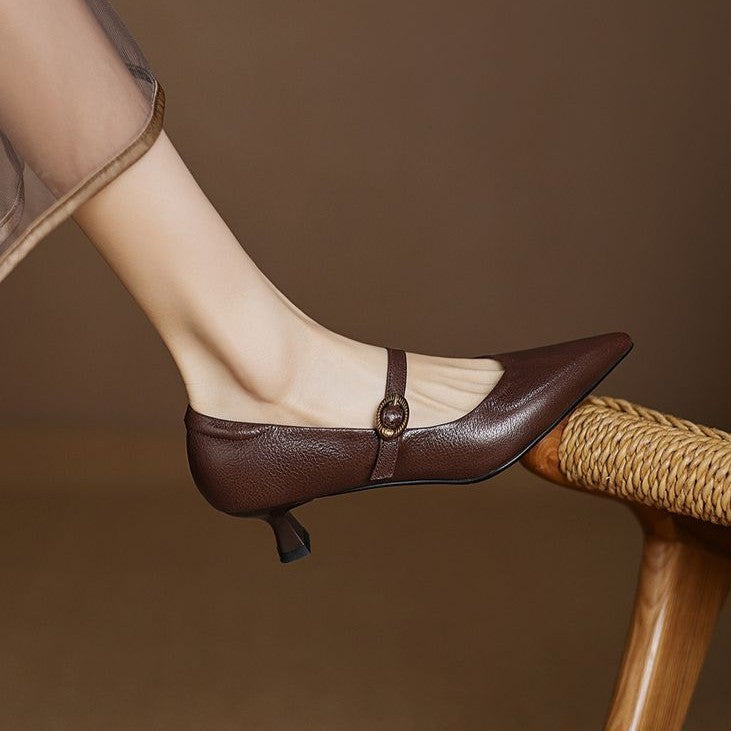 Eloria Leather Heels