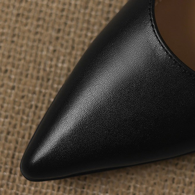 Calenne Leather Heels