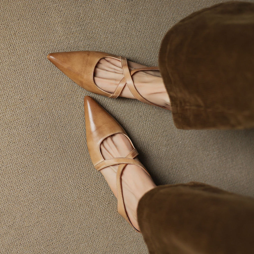 Eryne Leather Mules