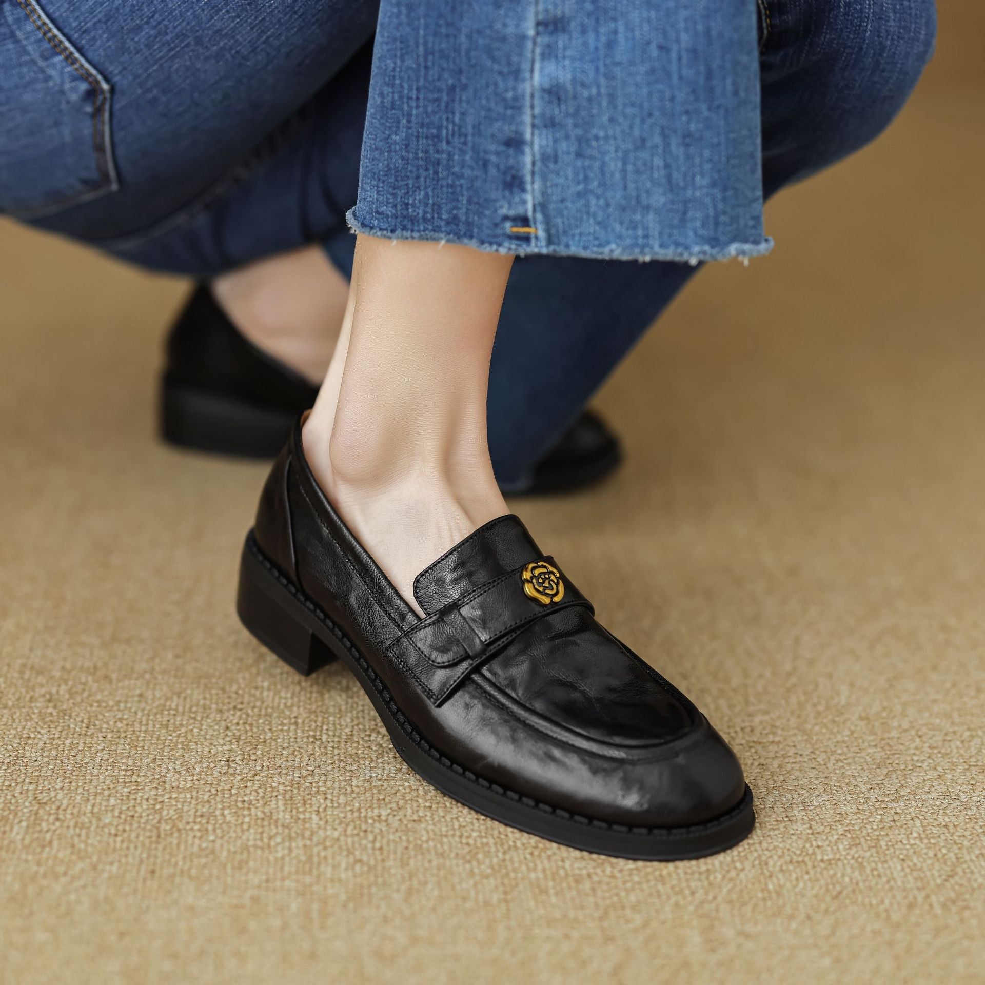 Morrelle Leather Loafers