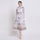 Sarah | Elegant Floral Chiffon Dress