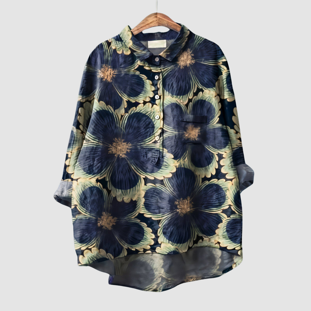 Luna™ Romantic Floral Print Blouse