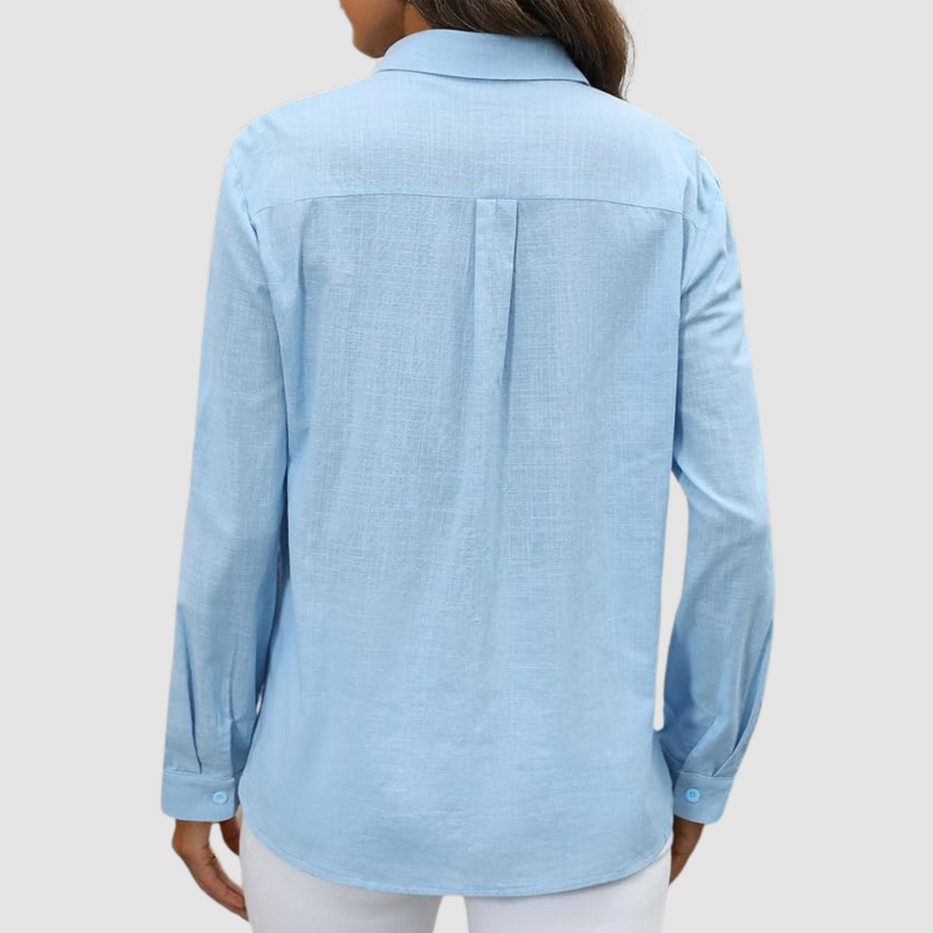 Celest™ Elegant pocket blouse