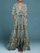 Lauren - Elegant Floral V-Neck Belted Boho Dress