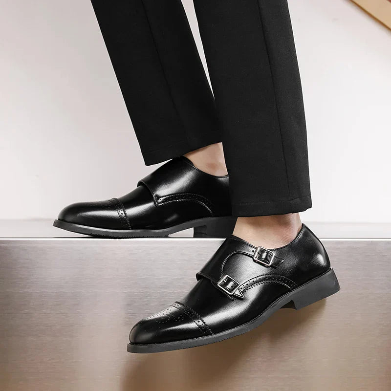 Antonio Double-Monk Strap Shoes