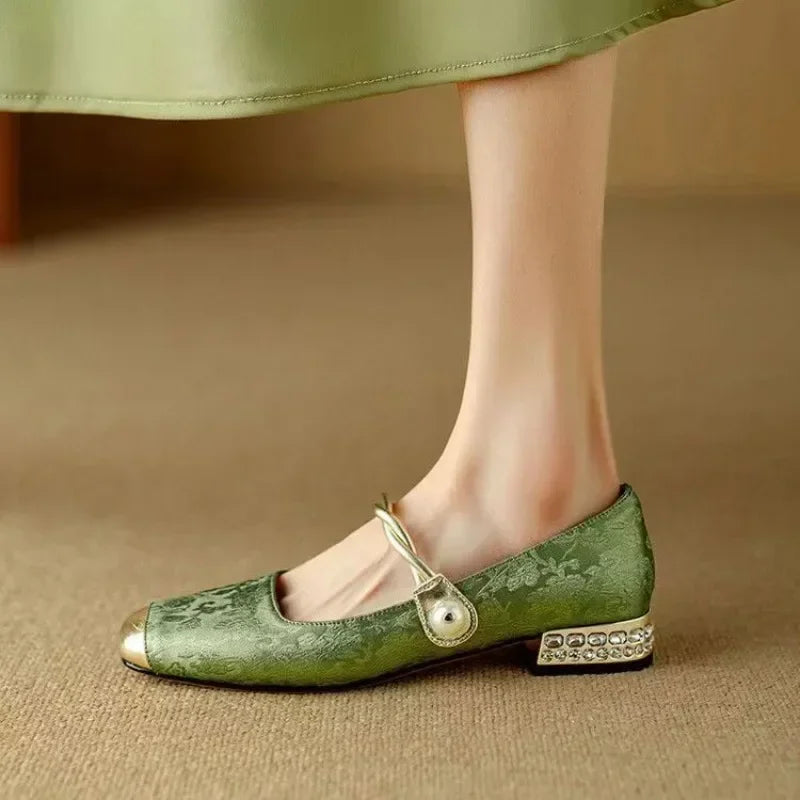 Mestelle Leather Mary Janes