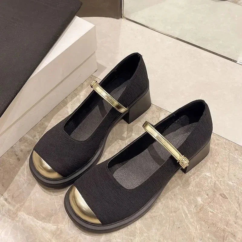 Chunky Heels Mary Janes