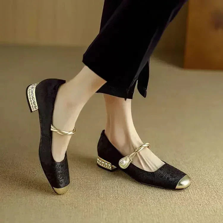 Mestelle Leather Mary Janes