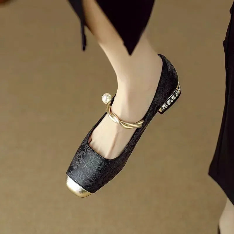 Mestelle Leather Mary Janes