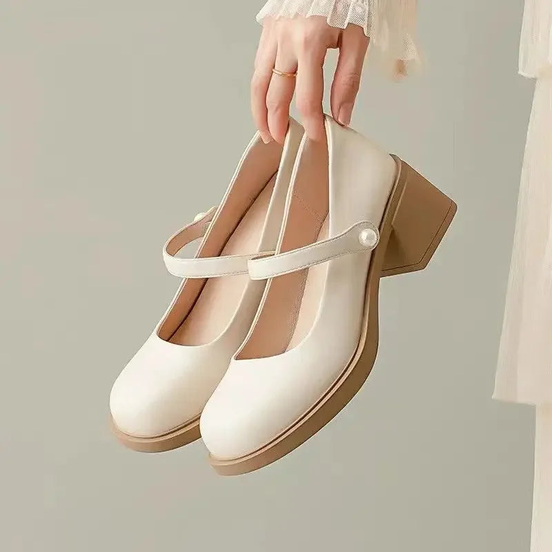 Chunky Heel Mary Janes