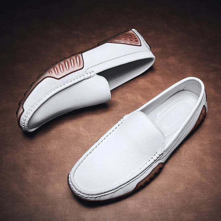 Authentic Leather Loafers by JACKSON