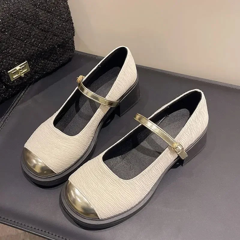 Chunky Heels Mary Janes