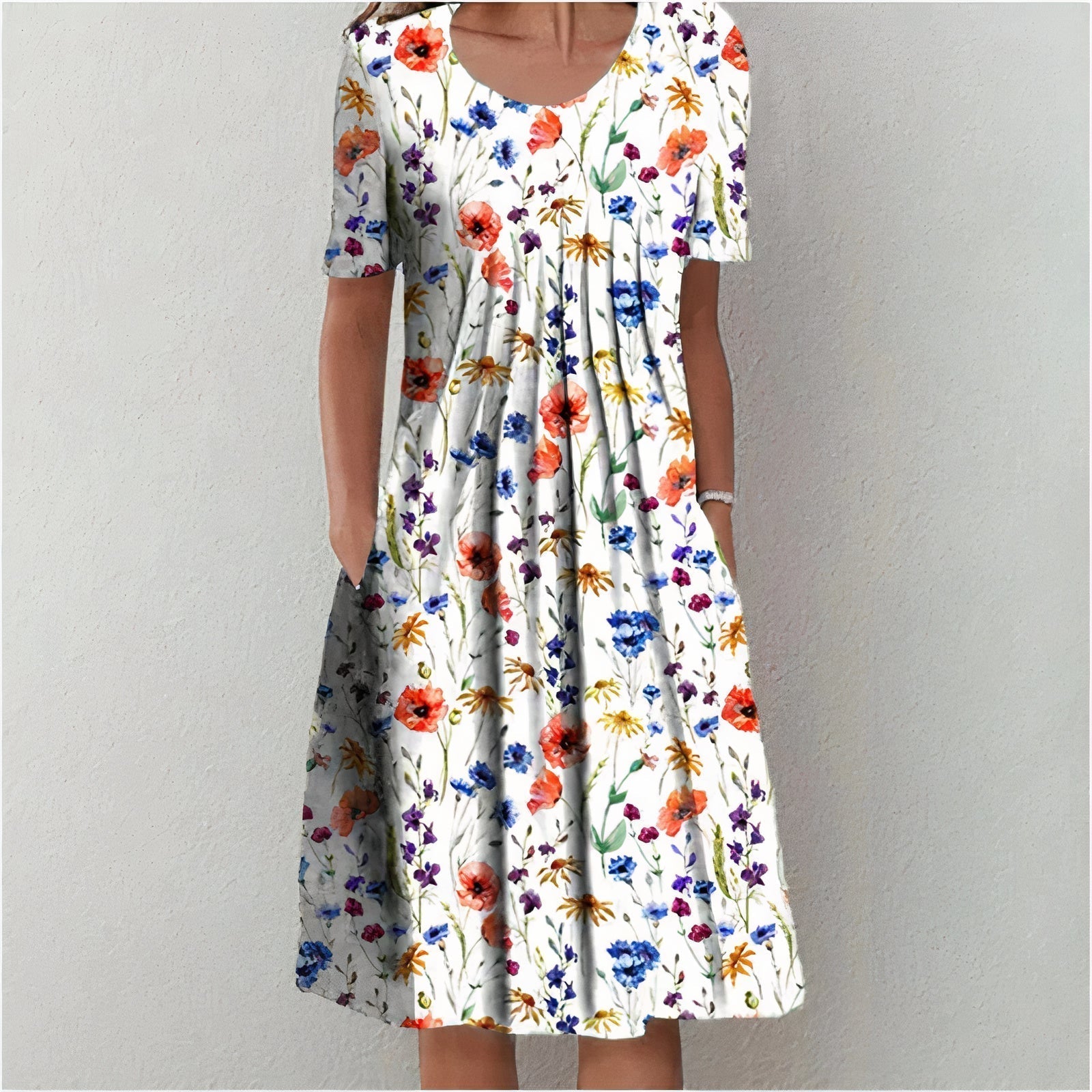 Uriela™ Elegant Floral Dress