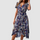 Jamie™ Casual Printed Petal Sleeve Dress