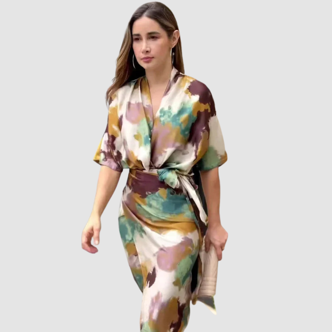 Nikka™ Elegant Satin Dress