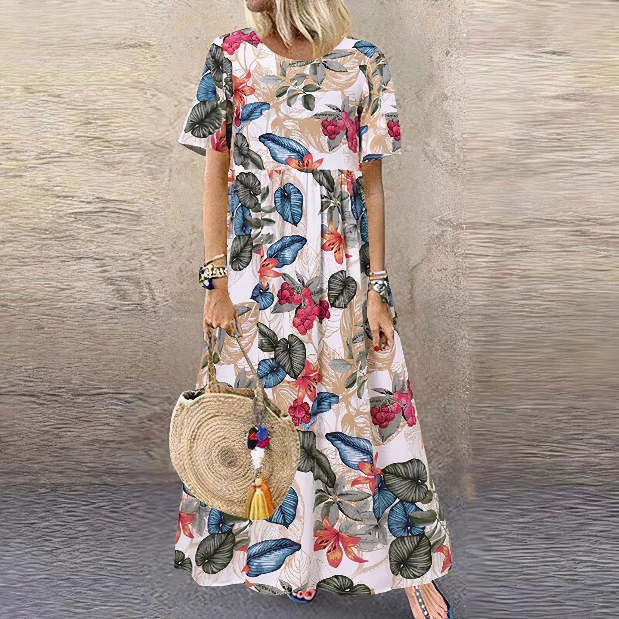 Meagan™ Comfortable Floral Dress
