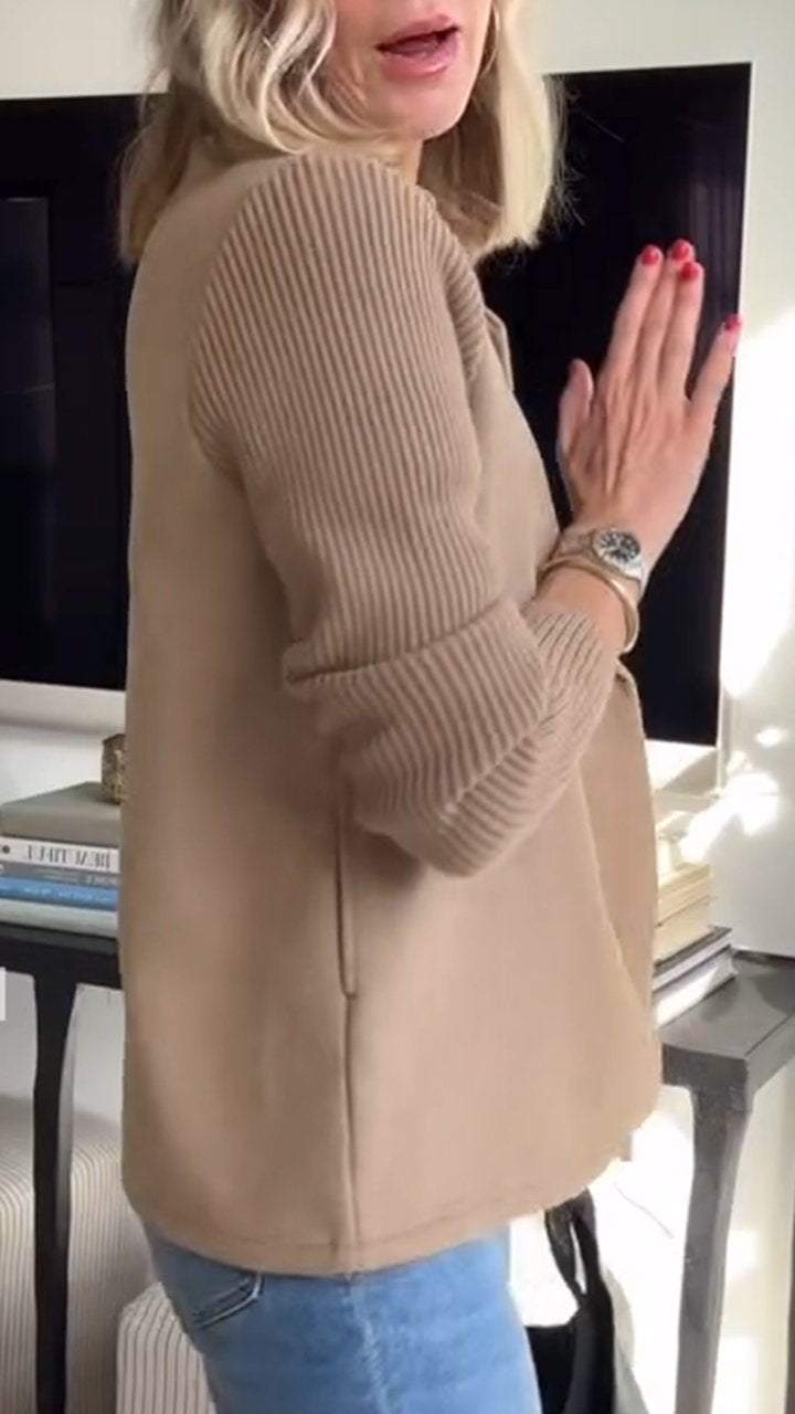 Kristiana™ Elegant Knitted Blazer