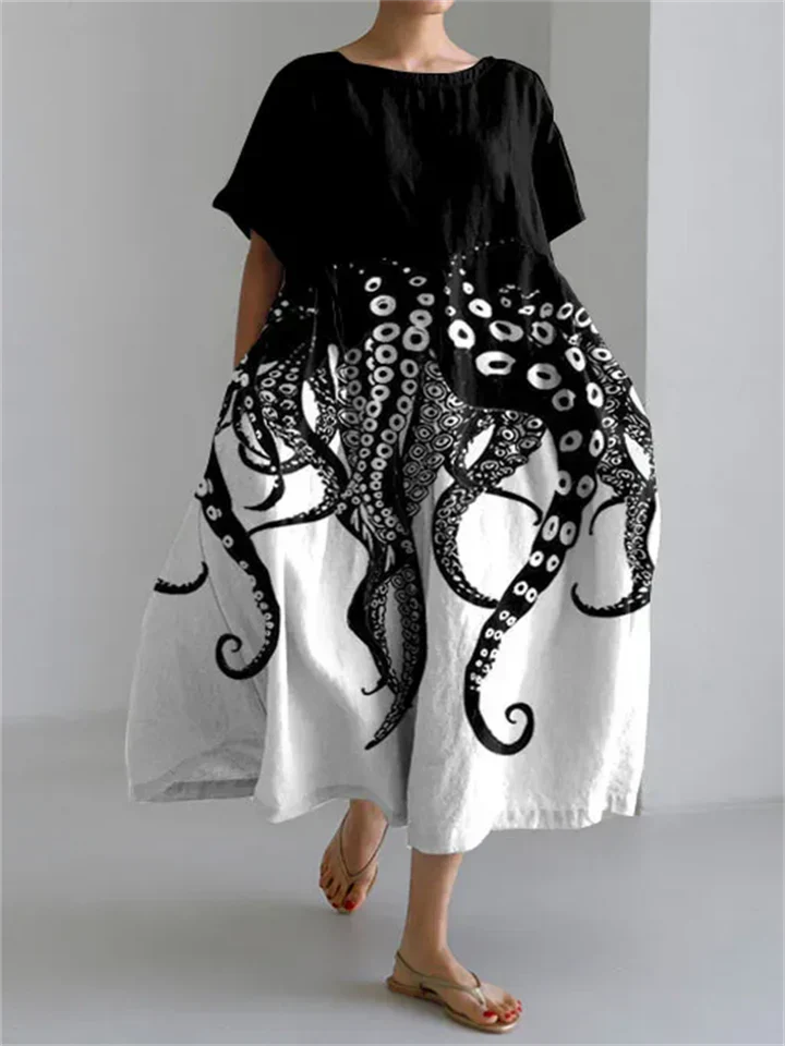 Elisa | Casual Maxi Dress with Floral Print