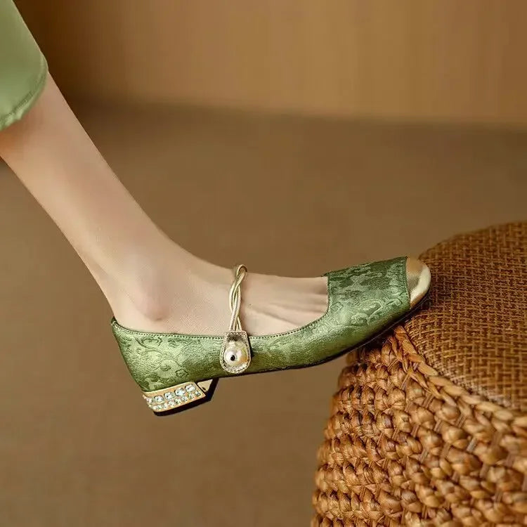 Mestelle Leather Mary Janes