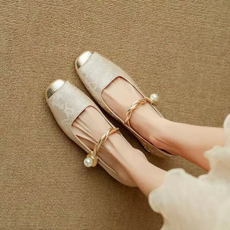 Mestelle Leather Mary Janes