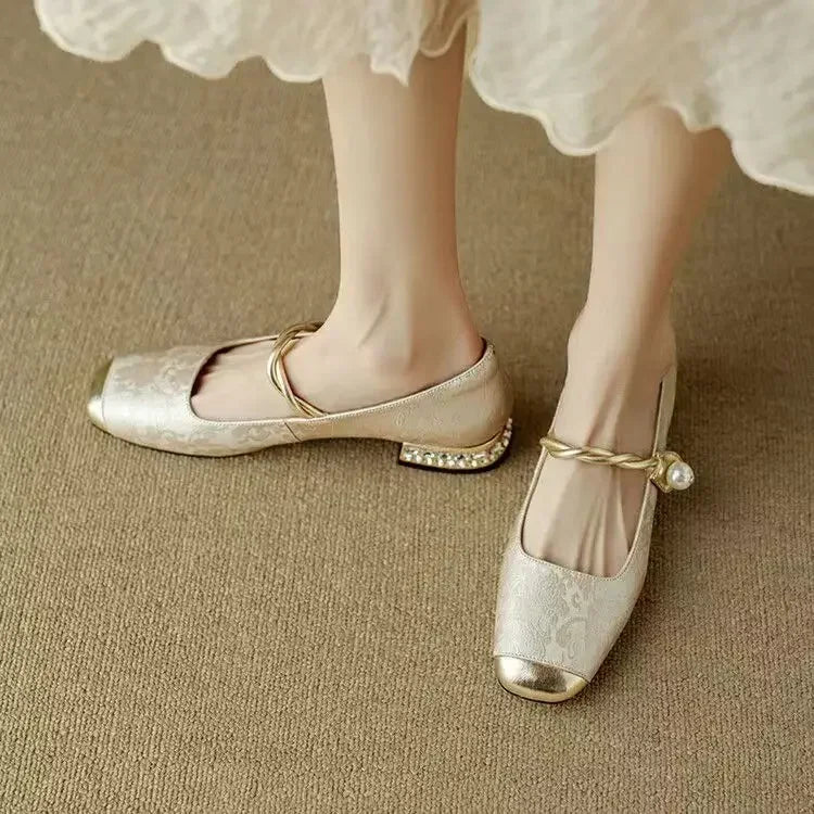 Mestelle Leather Mary Janes