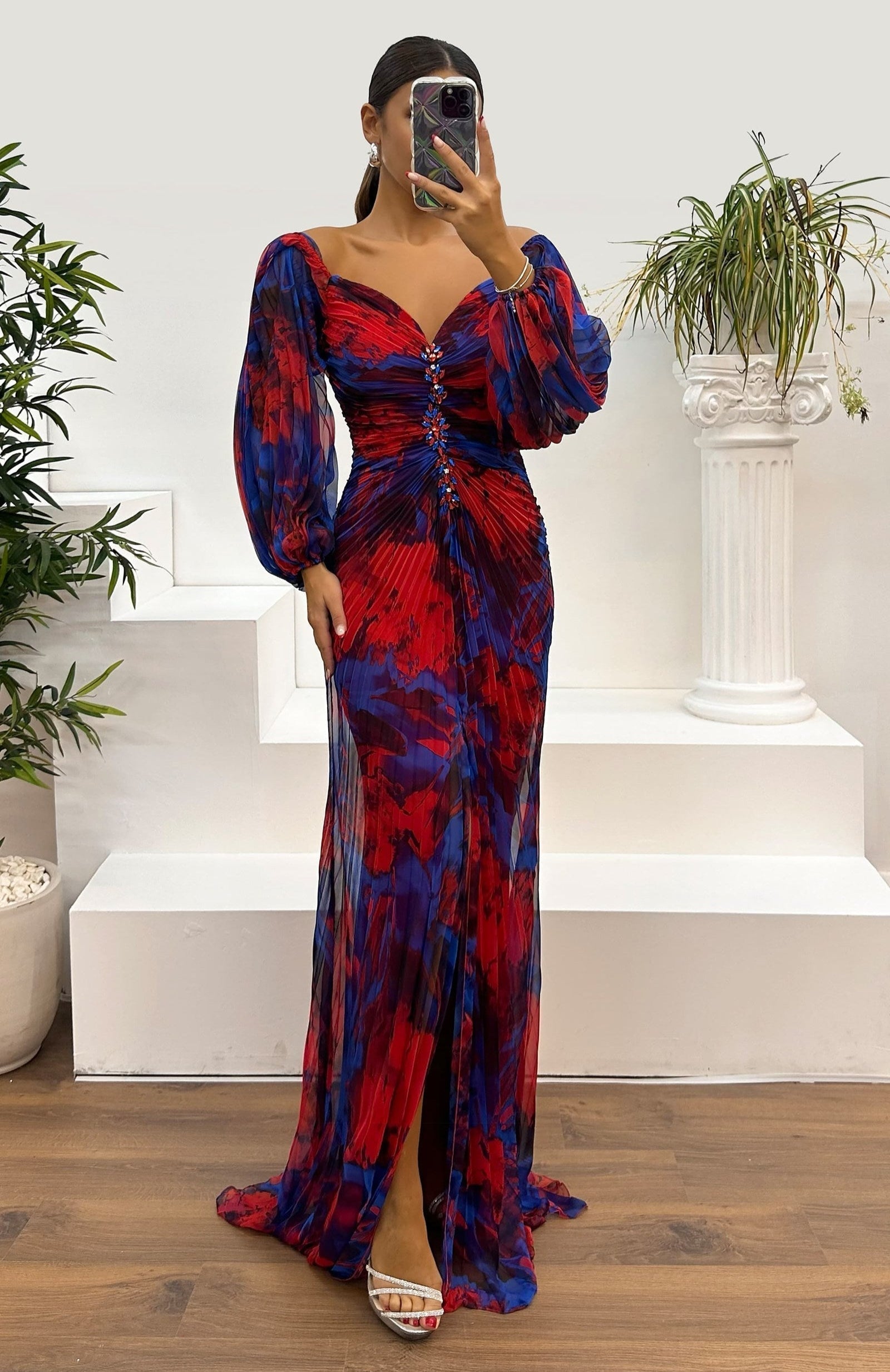 Natalia | Elegant Dress with V-Neckline