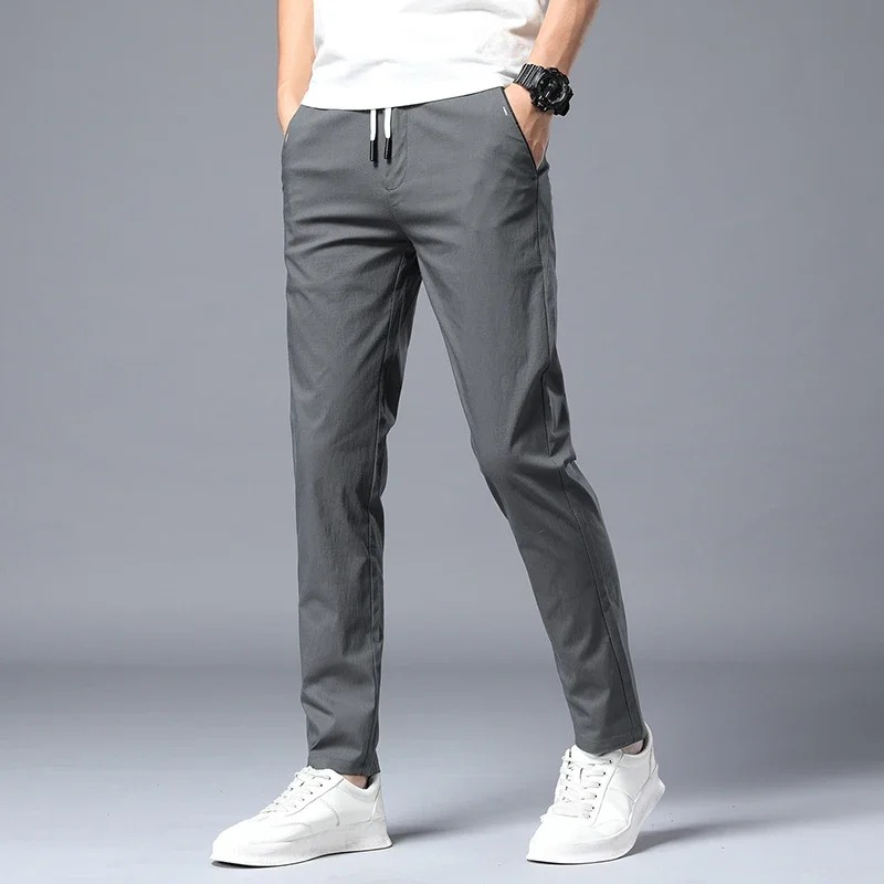 Sleek Slim Fit Trousers