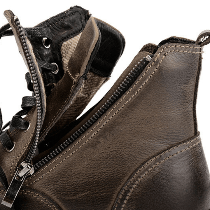Anthony Genuine Leather Zip-Boot