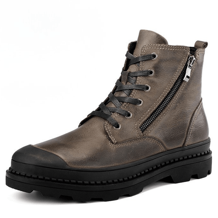 Anthony Genuine Leather Zip-Boot