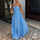Tansy - Summer Glow Halter Maxi Dress