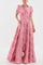 Aven - Retro Pink Lapel High Waist Dress