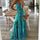 Wren - Boho Spaghetti Strap V-Neck Maxi Dress