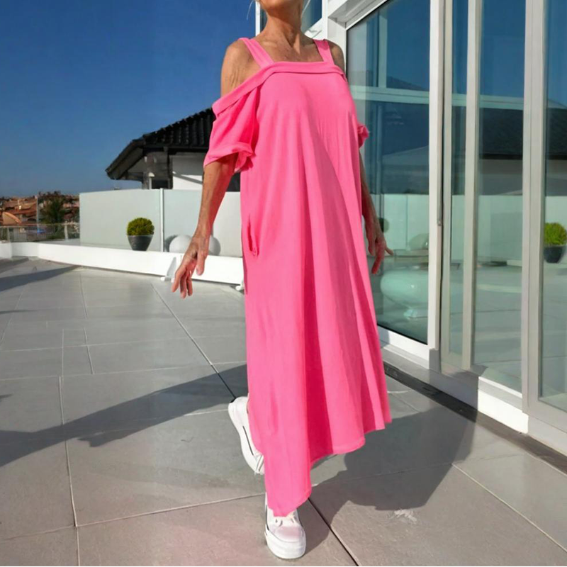 Monique™ Off-Shoulder Maxi Dress