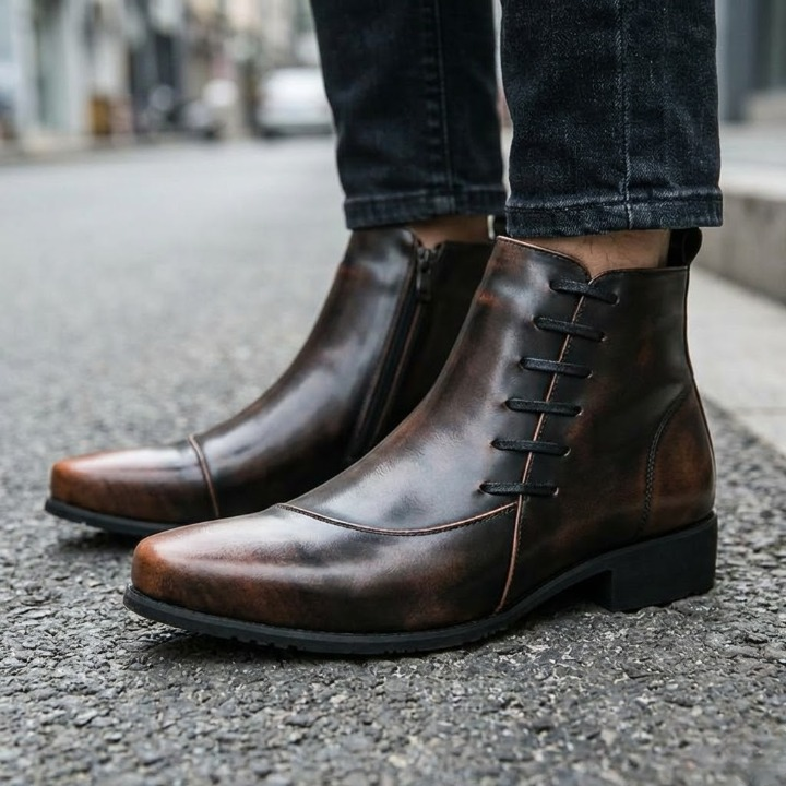 Alessandro Vieri Chiesa Leather Boots